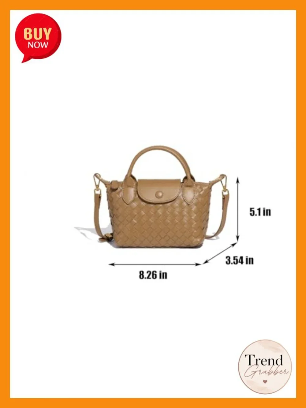 Braided Faux Leather Satchel Handbag with Top Handle Crossbody Strap